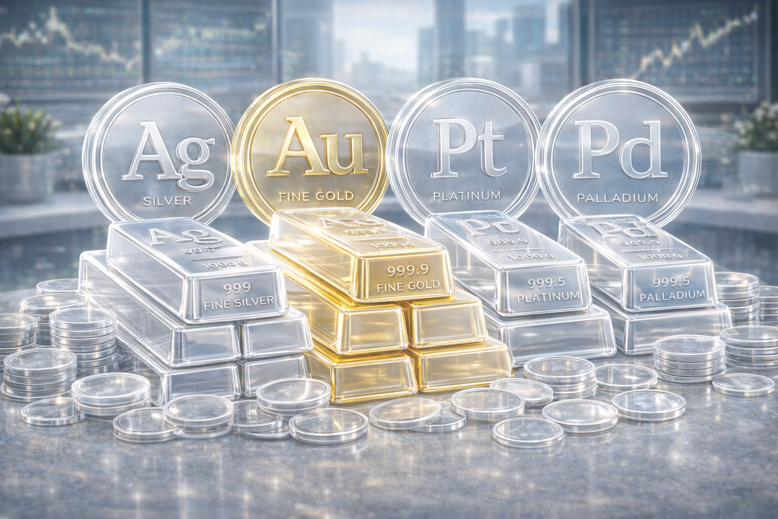 Золото, серебро, платина, палладий — в какой металл выгодно инвестировать в 2026 году